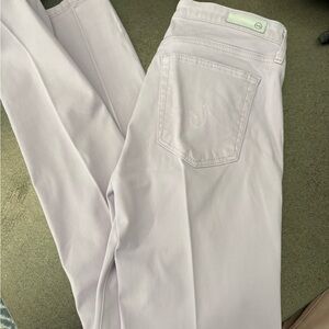 AG Adriano Goldschmied Light Purple Skinny Jeans